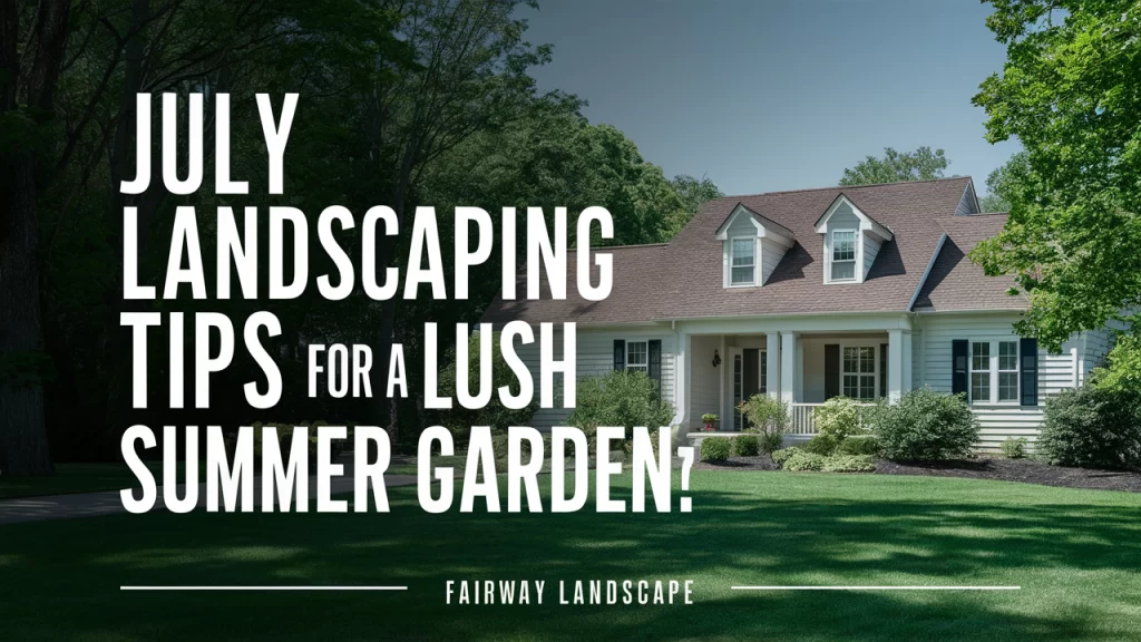 July Landscaping Tips for a Lush Summer Garden